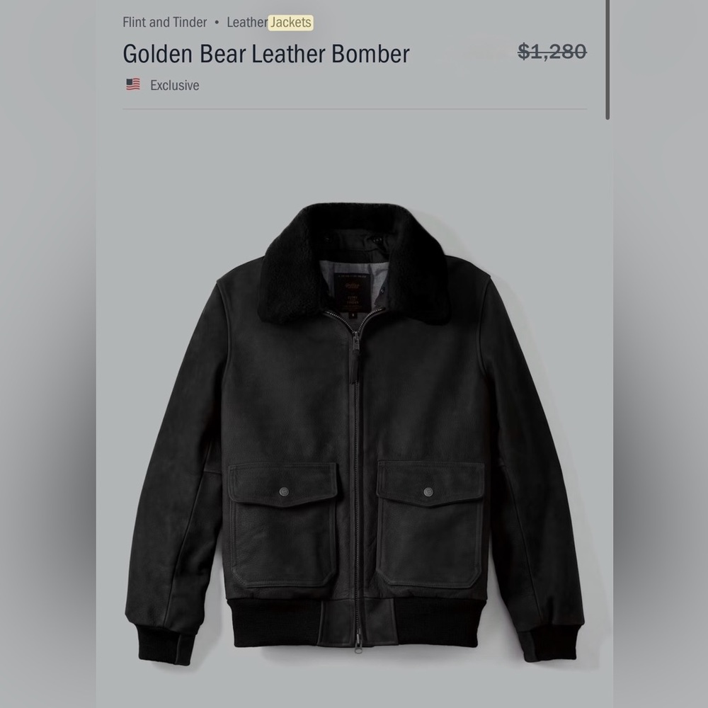 Men's Black Bomber Jacket